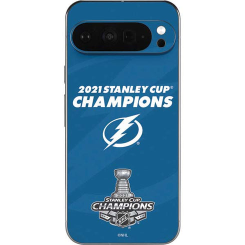 NHL 2021 Stanley Cup Champions Tampa Bay Lightning Pixel 9 Pro XL Skin